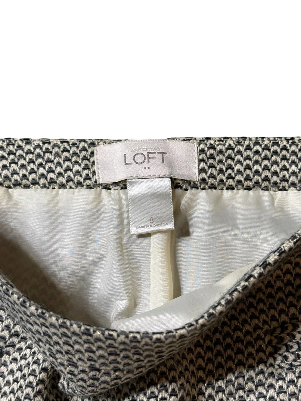 Ann Taylor Loft Women's 8 Lined Acrylic Skirt